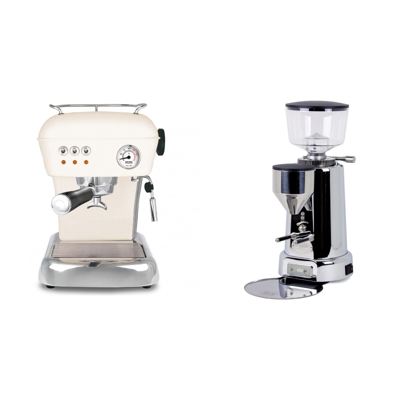 Ascaso Dream ZERO, Sweet Cream + ECM V-Titan 64 Ascaso Dream ZERO, Sweet Cream + ECM V-Titan 64