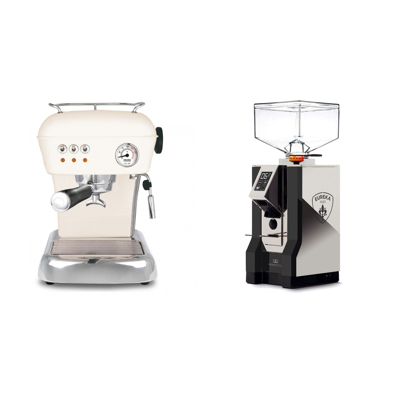 Ascaso Dream, Sweet Cream + Eureka Mignon Perfetto, NX black Ascaso Dream, Sweet Cream + Eureka Mignon Perfetto, NX black
