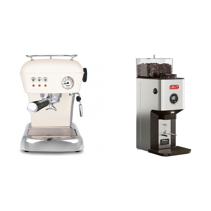 Ascaso Dream ZERO, Sweet Cream + Lelit William PL72 Ascaso Dream ZERO, Sweet Cream + Lelit William PL72