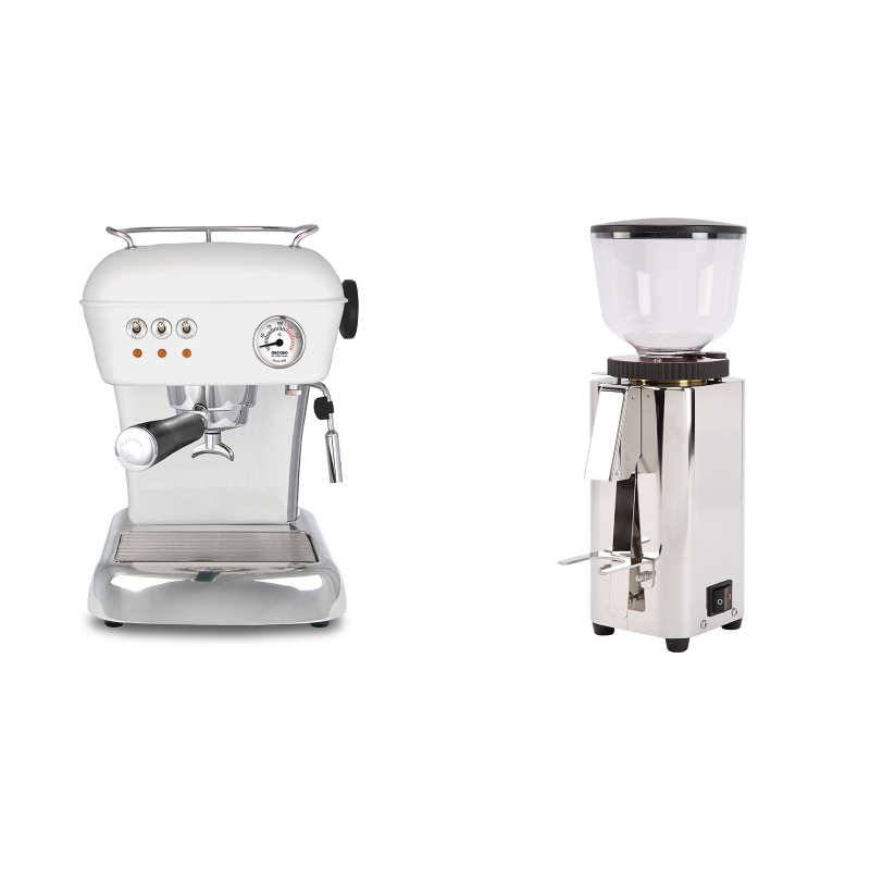 Ascaso Dream, Cloud White + ECM C-Manuale 54 Ascaso Dream, Cloud White + ECM C-Manuale 54