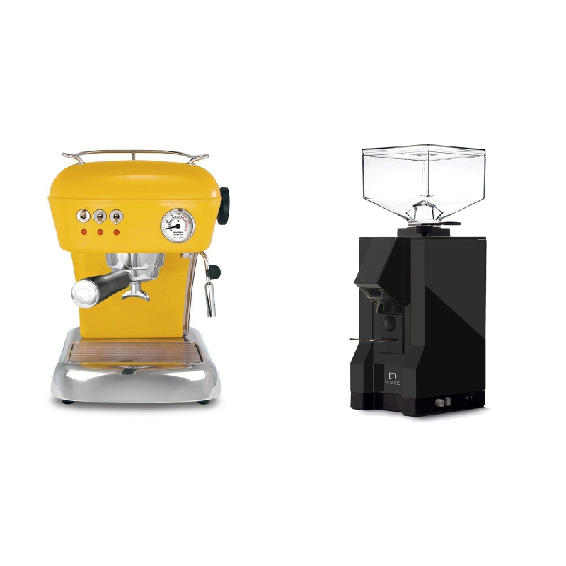 Ascaso Dream, Sun Yellow + Eureka Mignon Silenzio, BL black Ascaso Dream, Sun Yellow + Eureka Mignon Silenzio, BL black