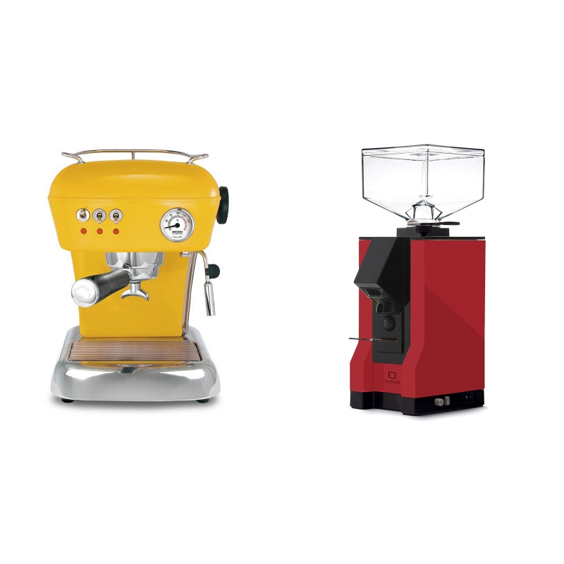 Ascaso Dream, Sun Yellow + Eureka Mignon Silenzio, BL ferrari red Ascaso Dream, Sun Yellow + Eureka Mignon Silenzio, BL ferrari red