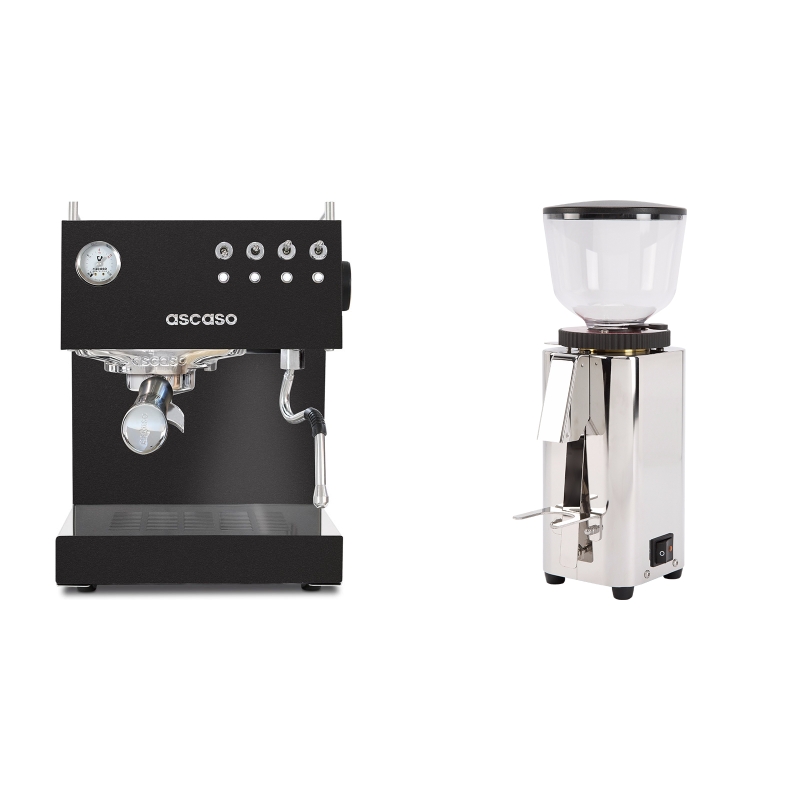 Ascaso Steel UNO, Black + ECM C-Manuale 54 Ascaso Steel UNO, Black + ECM C-Manuale 54