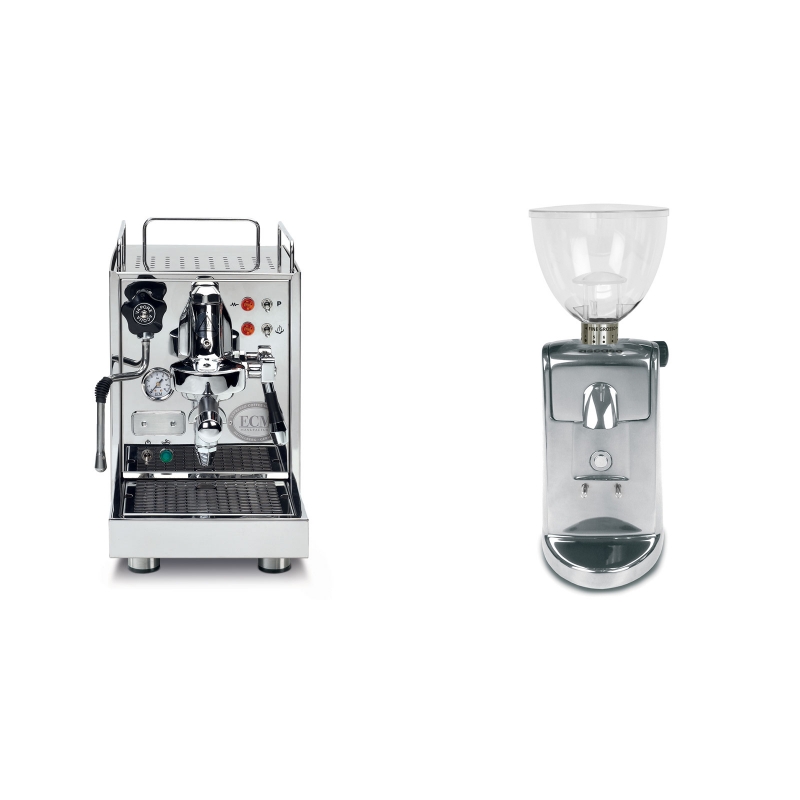 ECM Classika PID + Ascaso i-mini i1, leštěný hliník ECM Classika PID + Ascaso i-mini i1, leštěný hliník