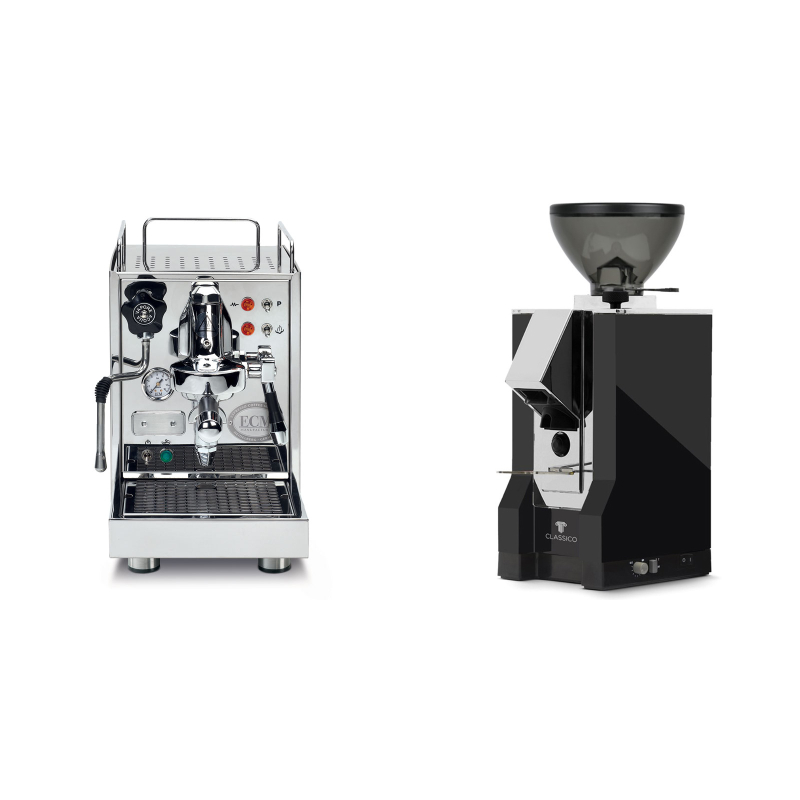 ECM Classika PID + Eureka Mignon Classico, CR black ECM Classika PID + Eureka Mignon Classico, CR black