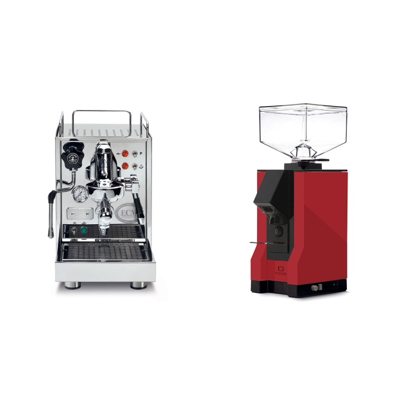 ECM Classika PID + Eureka Mignon Silenzio, BL ferrari red ECM Classika PID + Eureka Mignon Silenzio, BL ferrari red