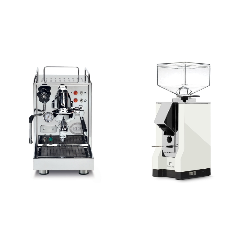 ECM Classika PID + Eureka Mignon Silenzio, CR white ECM Classika PID + Eureka Mignon Silenzio, CR white