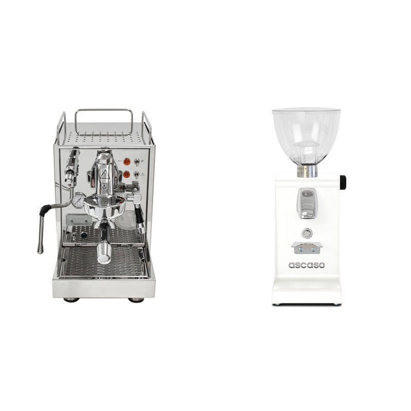 ECM Classika PID QV + Ascaso i-steel, bílá ECM Classika PID QV + Ascaso i-steel, bílá