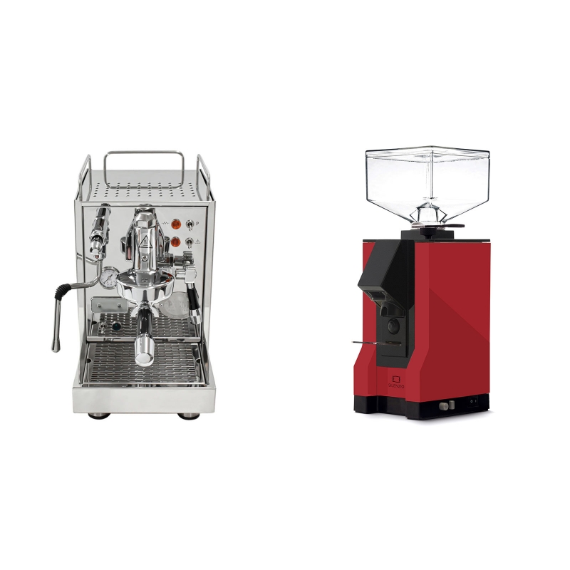 ECM Classika PID QV + Eureka Mignon Silenzio, BL ferrari red ECM Classika PID QV + Eureka Mignon Silenzio, BL ferrari red