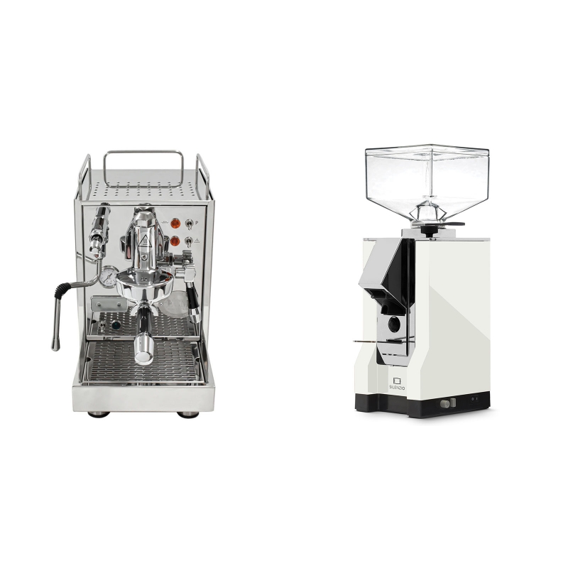 ECM Classika PID QV + Eureka Mignon Silenzio, CR white ECM Classika PID QV + Eureka Mignon Silenzio, CR white