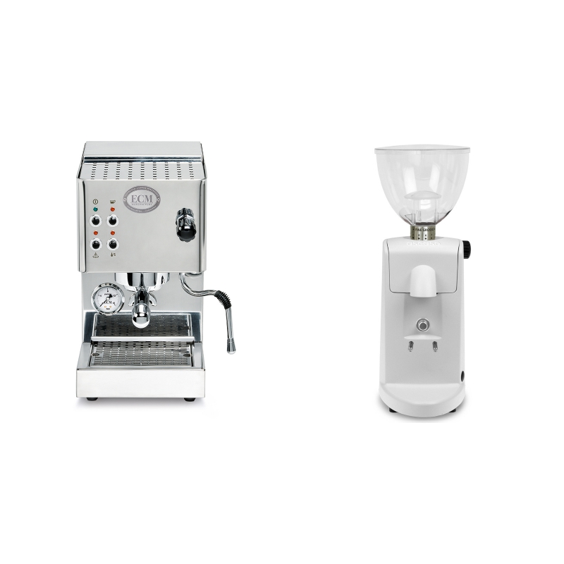 ECM Casa V + Ascaso i-mini i1, bílá ECM Casa V + Ascaso i-mini i1, bílá