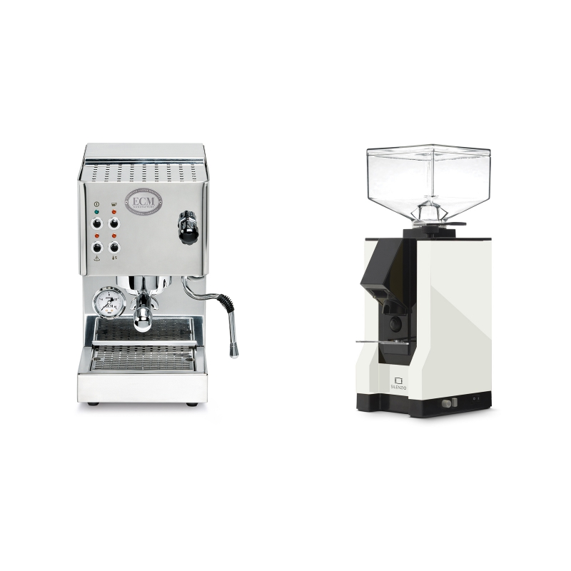 ECM Casa V + Eureka Mignon Silenzio, BL white ECM Casa V + Eureka Mignon Silenzio, BL white