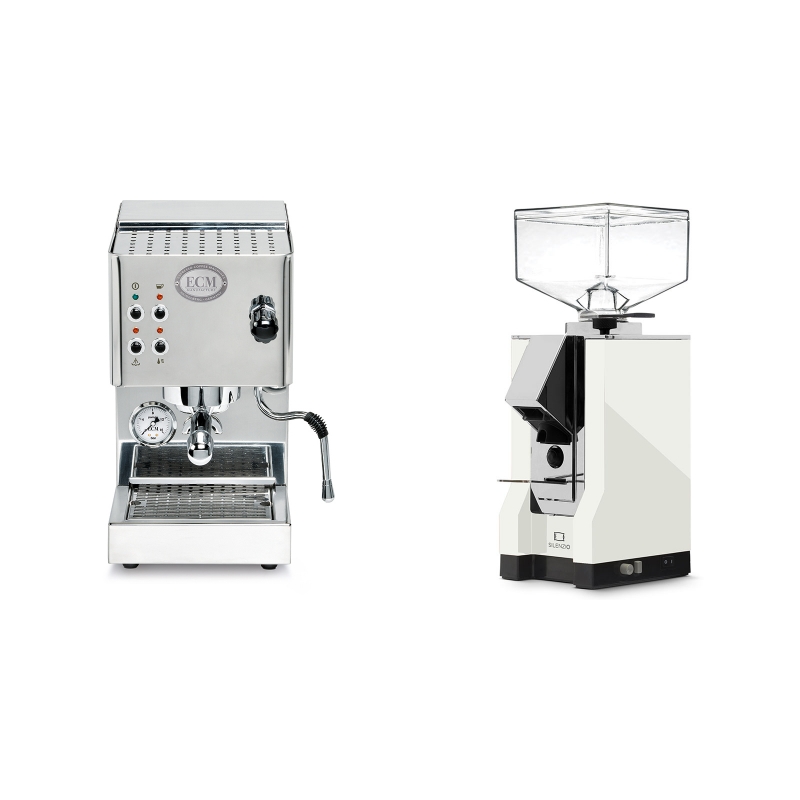 ECM Casa V + Eureka Mignon Silenzio, CR white ECM Casa V + Eureka Mignon Silenzio, CR white