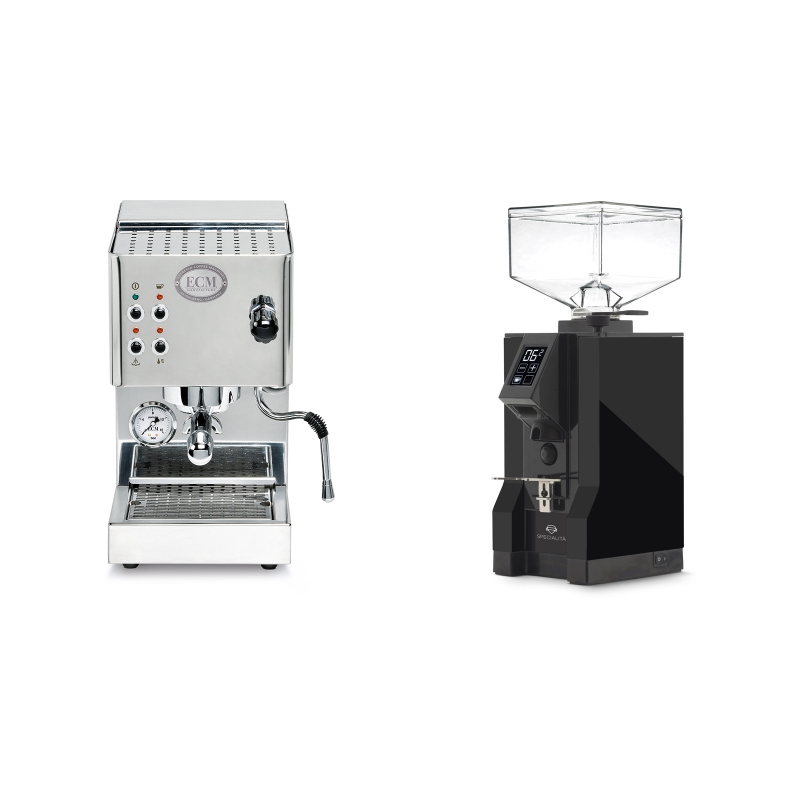 ECM Casa V + Eureka Mignon Specialita, BL black ECM Casa V + Eureka Mignon Specialita, BL black
