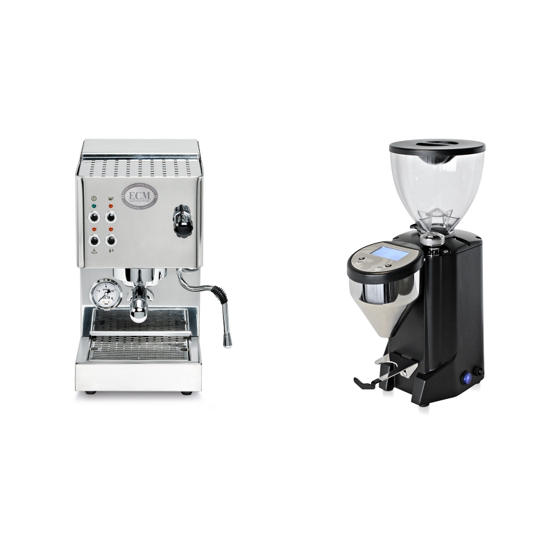 ECM Casa V + Rocket Espresso FAUSTO, černý ECM Casa V + Rocket Espresso FAUSTO, černý