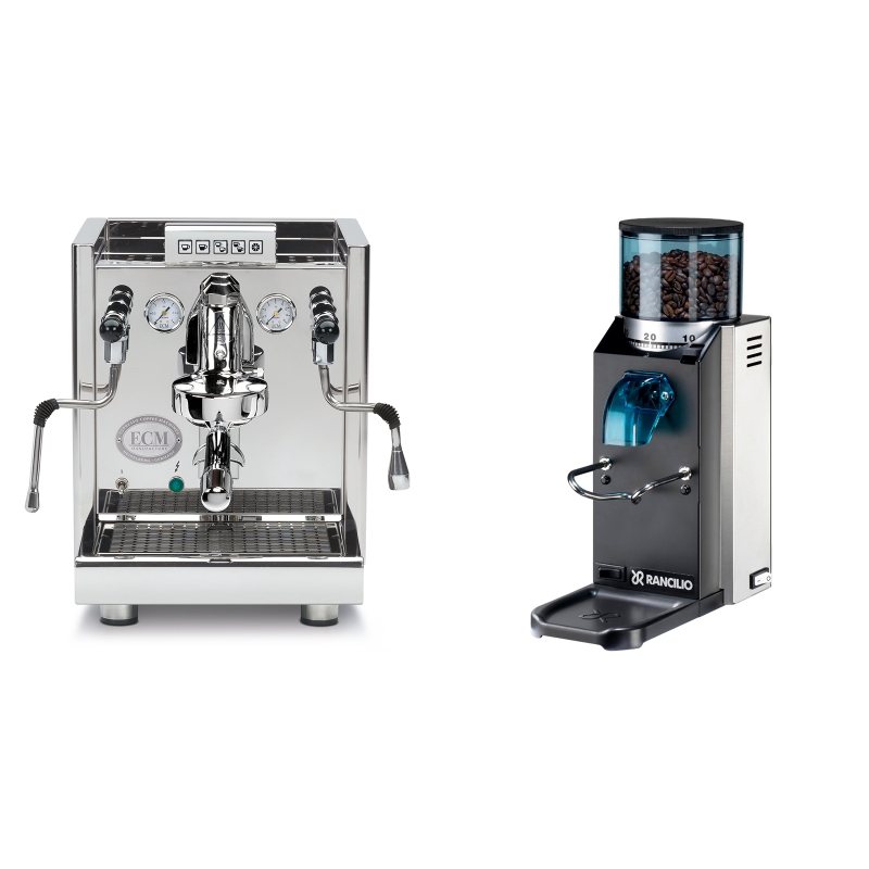 ECM Elektronika II Profi + Rancilio Rocky Doserless ECM Elektronika II Profi + Rancilio Rocky Doserless