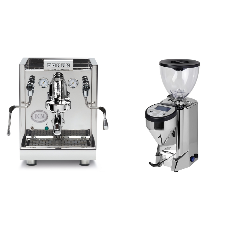 ECM Elektronika II Profi + Rocket Espresso FAUSTO, nerez ECM Elektronika II Profi + Rocket Espresso FAUSTO, nerez