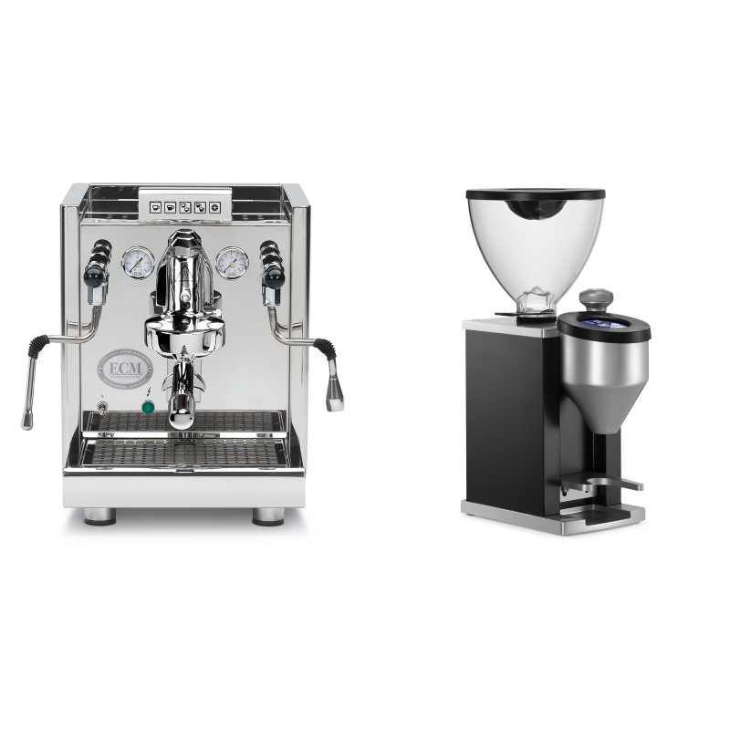 ECM Elektronika II Profi + Rocket Espresso FAUSTINO, black ECM Elektronika II Profi + Rocket Espresso FAUSTINO, black