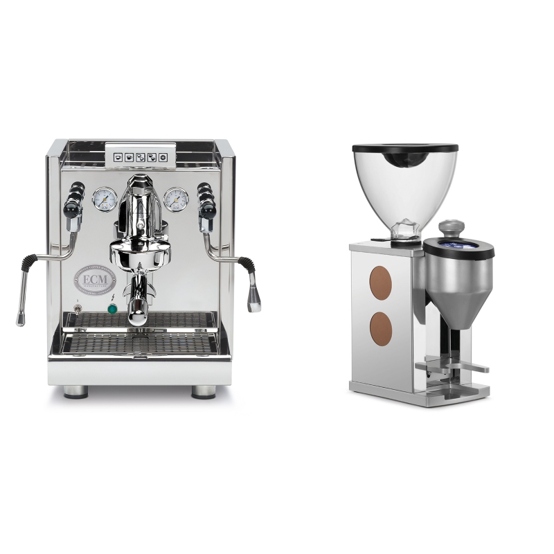ECM Elektronika II Profi + Rocket Espresso FAUSTINO, copper ECM Elektronika II Profi + Rocket Espresso FAUSTINO, copper