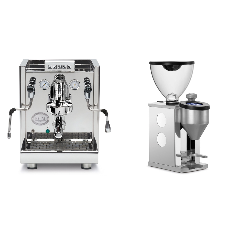 ECM Elektronika II Profi + Rocket Espresso FAUSTINO, white ECM Elektronika II Profi + Rocket Espresso FAUSTINO, white