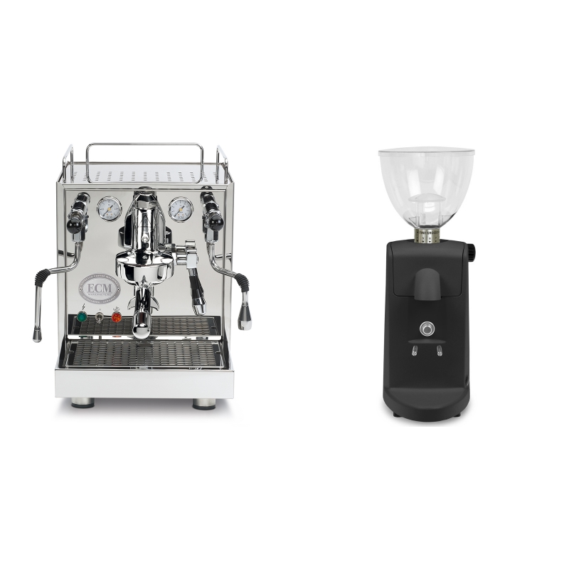 ECM Mechanika IV Profi + Ascaso i-mini i1, černá ECM Mechanika IV Profi + Ascaso i-mini i1, černá