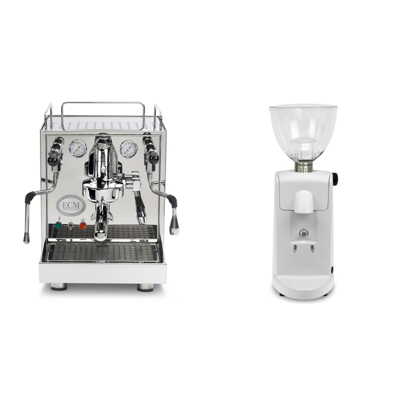 ECM Mechanika IV Profi + Ascaso i-mini i1, bílá ECM Mechanika IV Profi + Ascaso i-mini i1, bílá