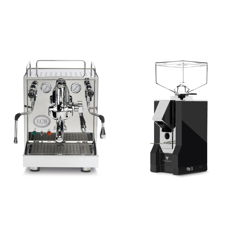 ECM Mechanika IV Profi + Eureka Mignon Classico, CR black ECM Mechanika IV Profi + Eureka Mignon Classico, CR black