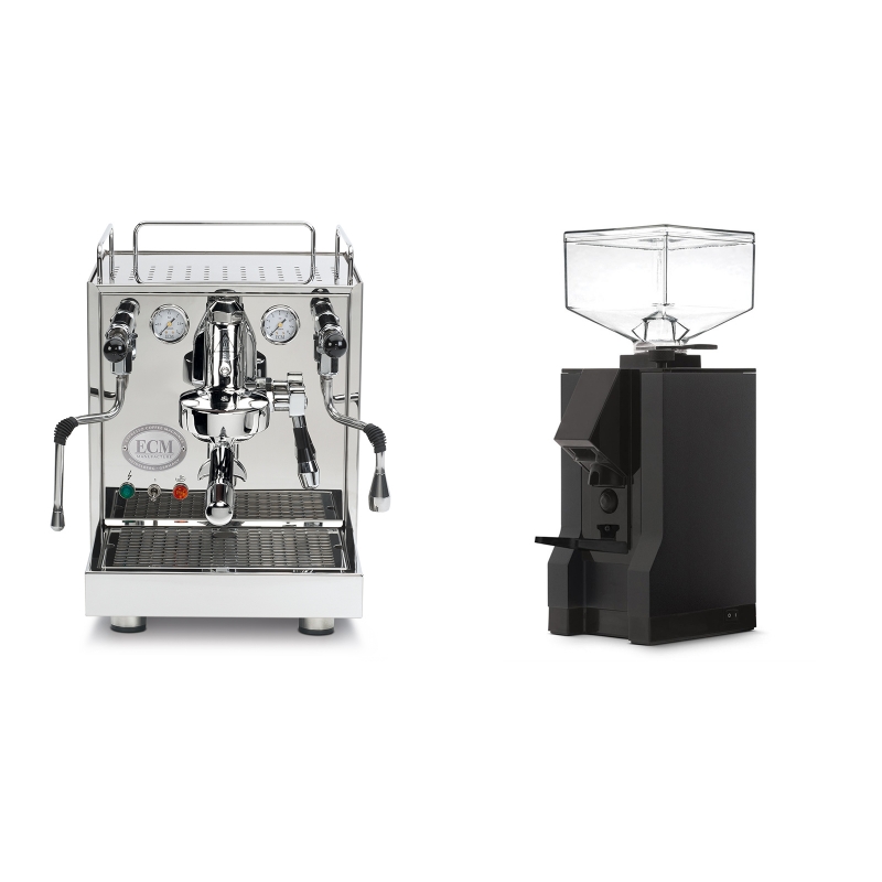 ECM Mechanika IV Profi + Eureka Mignon Manuale, BL black ECM Mechanika IV Profi + Eureka Mignon Manuale, BL black