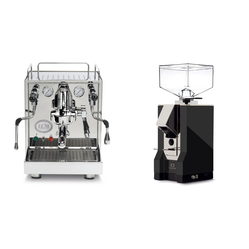 ECM Mechanika IV Profi + Eureka Mignon Silenzio, CR black ECM Mechanika IV Profi + Eureka Mignon Silenzio, CR black