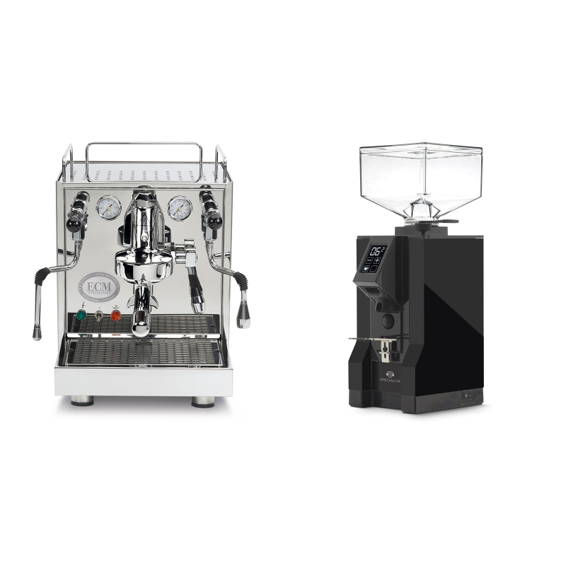 ECM Mechanika IV Profi + Eureka Mignon Specialita, BL black ECM Mechanika IV Profi + Eureka Mignon Specialita, BL black
