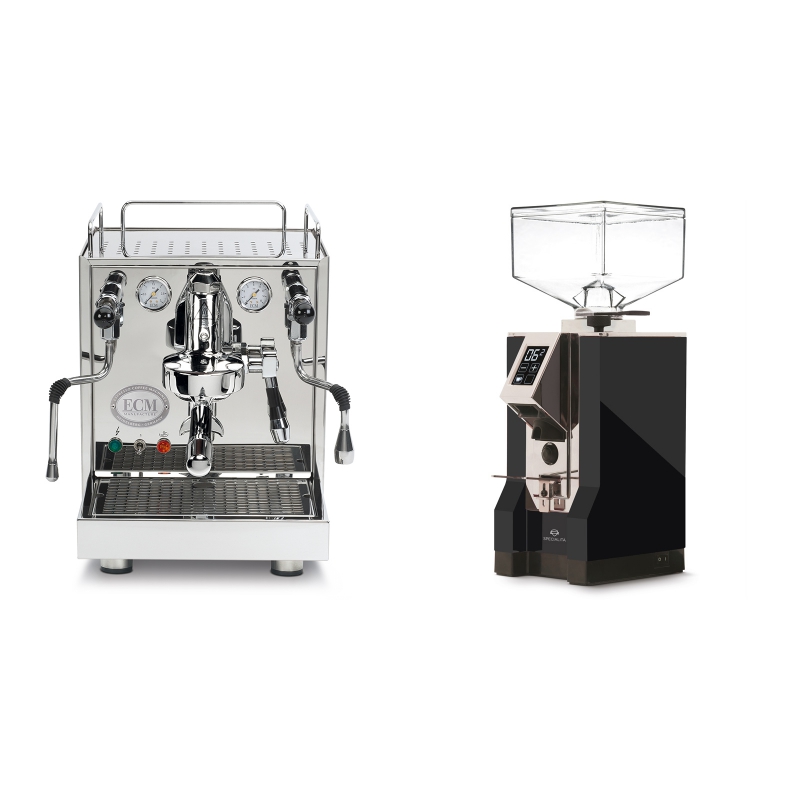 ECM Mechanika IV Profi + Eureka Mignon Specialita, CR black ECM Mechanika IV Profi + Eureka Mignon Specialita, CR black