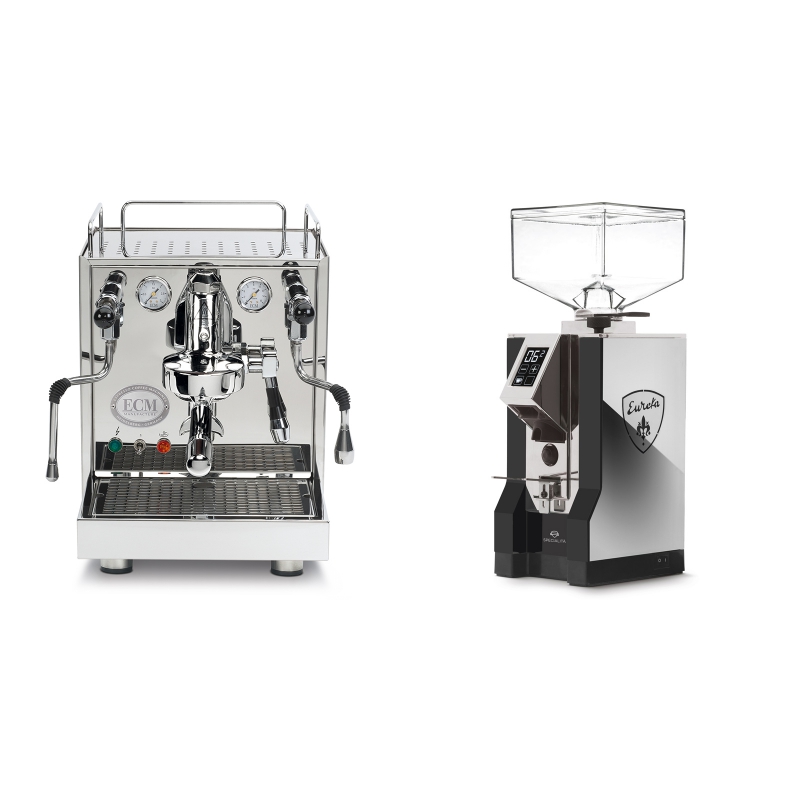 ECM Mechanika IV Profi + Eureka Mignon Specialita, NX black ECM Mechanika IV Profi + Eureka Mignon Specialita, NX black