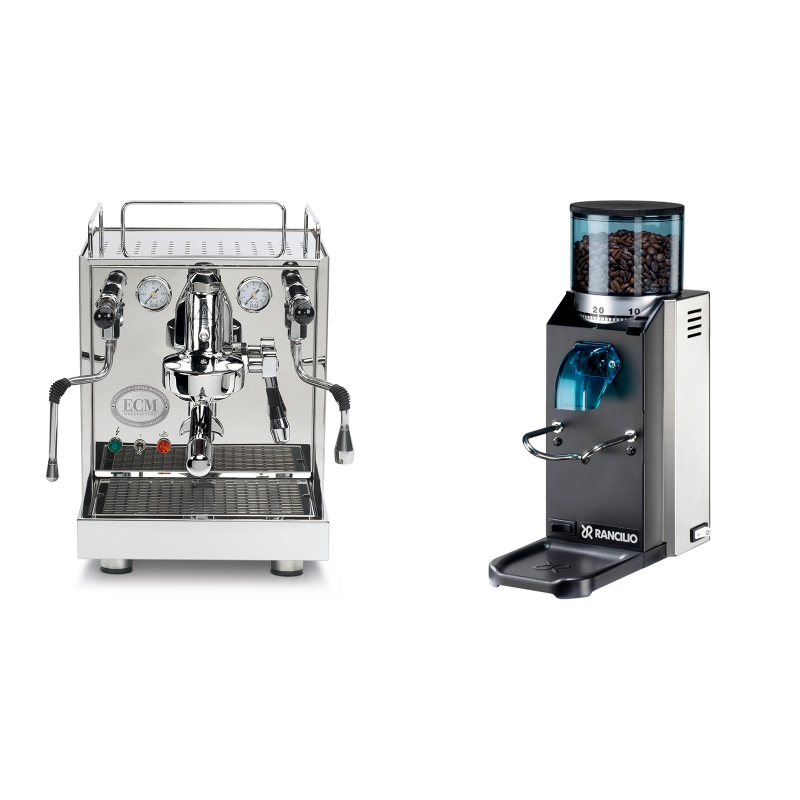 ECM Mechanika IV Profi + Rancilio Rocky Doserless ECM Mechanika IV Profi + Rancilio Rocky Doserless