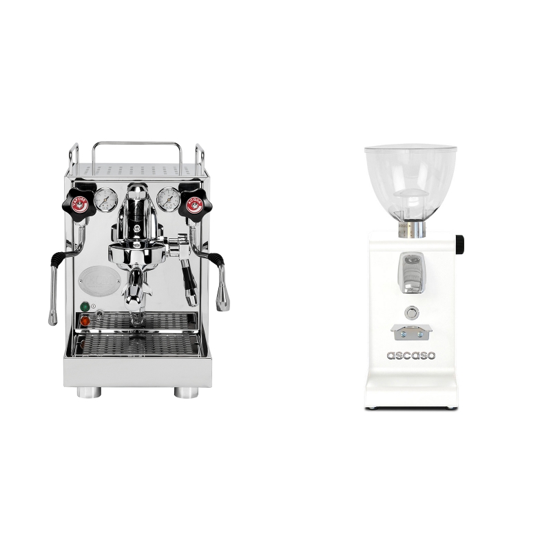 ECM Mechanika V Slim + Ascaso i-steel, bílá ECM Mechanika V Slim + Ascaso i-steel, bílá