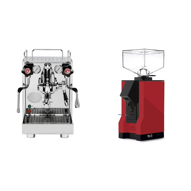 ECM Mechanika V Slim + Eureka Mignon Silenzio, BL ferrari red ECM Mechanika V Slim + Eureka Mignon Silenzio, BL ferrari red