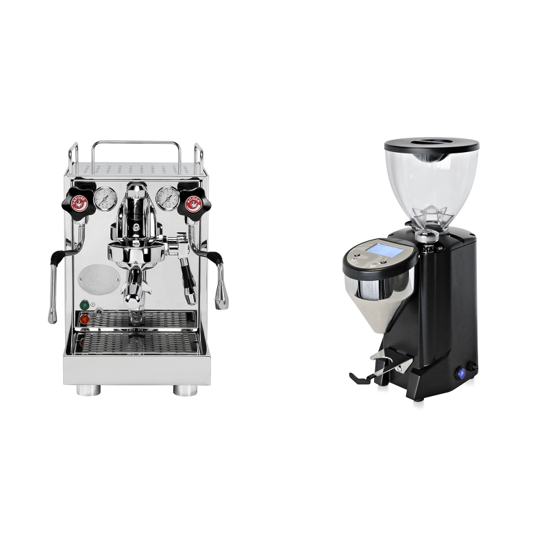 ECM Mechanika V Slim + Rocket Espresso FAUSTO, černý ECM Mechanika V Slim + Rocket Espresso FAUSTO, černý