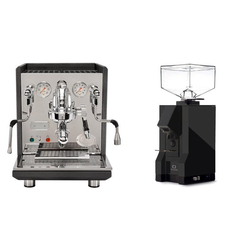 ECM Synchronika, anthracite + Eureka Mignon Silenzio, BL black ECM Synchronika, anthracite + Eureka Mignon Silenzio, BL black