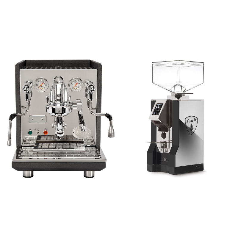 ECM Synchronika, anthracite + Eureka Mignon Specialita, NX black ECM Synchronika, anthracite + Eureka Mignon Specialita, NX black