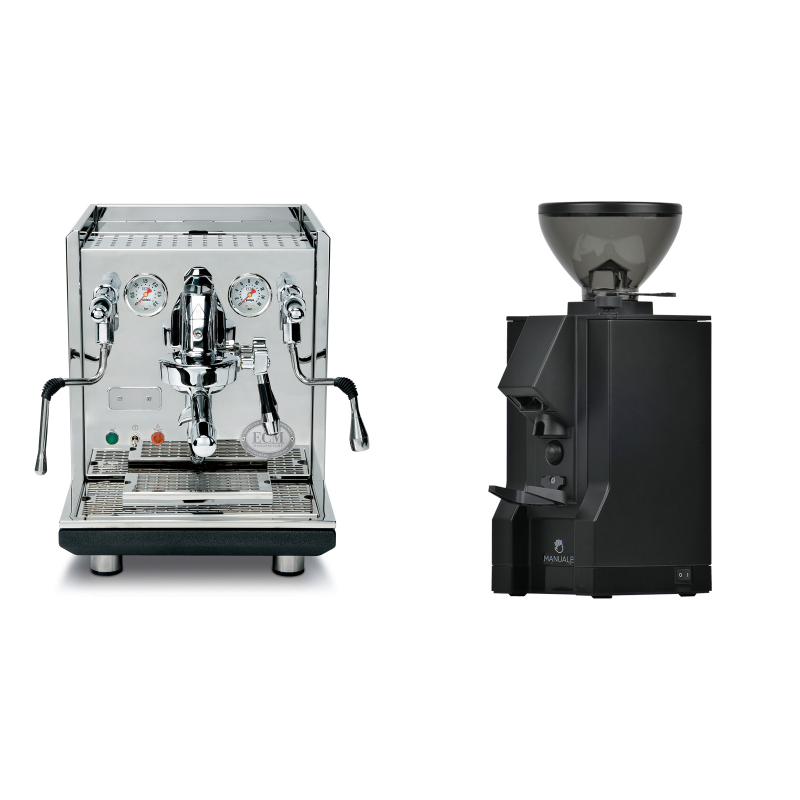 ECM Synchronika + Eureka Mignon Manuale, BL black ECM Synchronika + Eureka Mignon Manuale, BL black