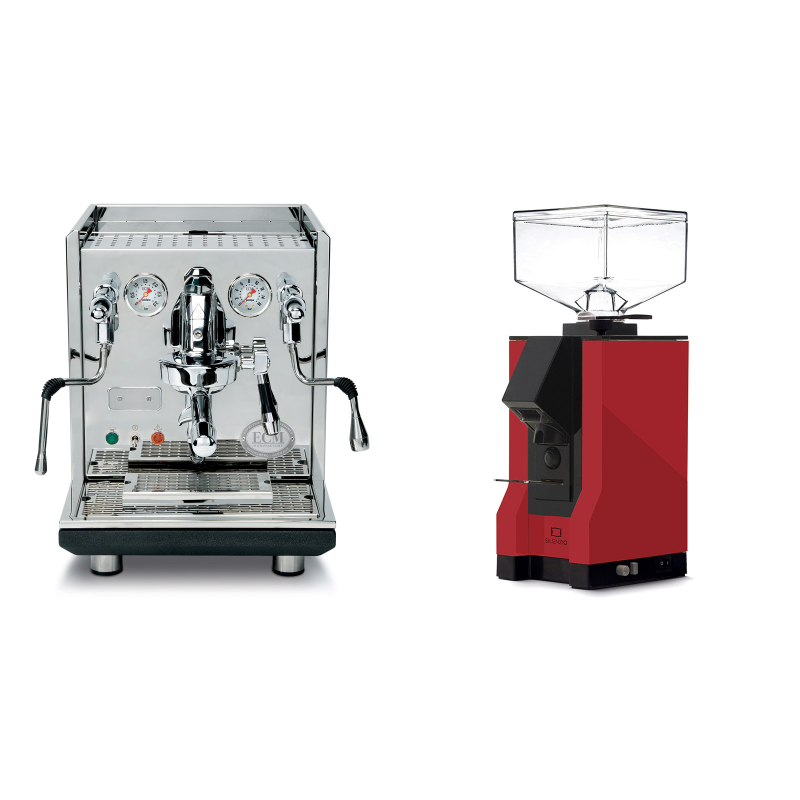 ECM Synchronika + Eureka Mignon Silenzio, BL ferrari red ECM Synchronika + Eureka Mignon Silenzio, BL ferrari red