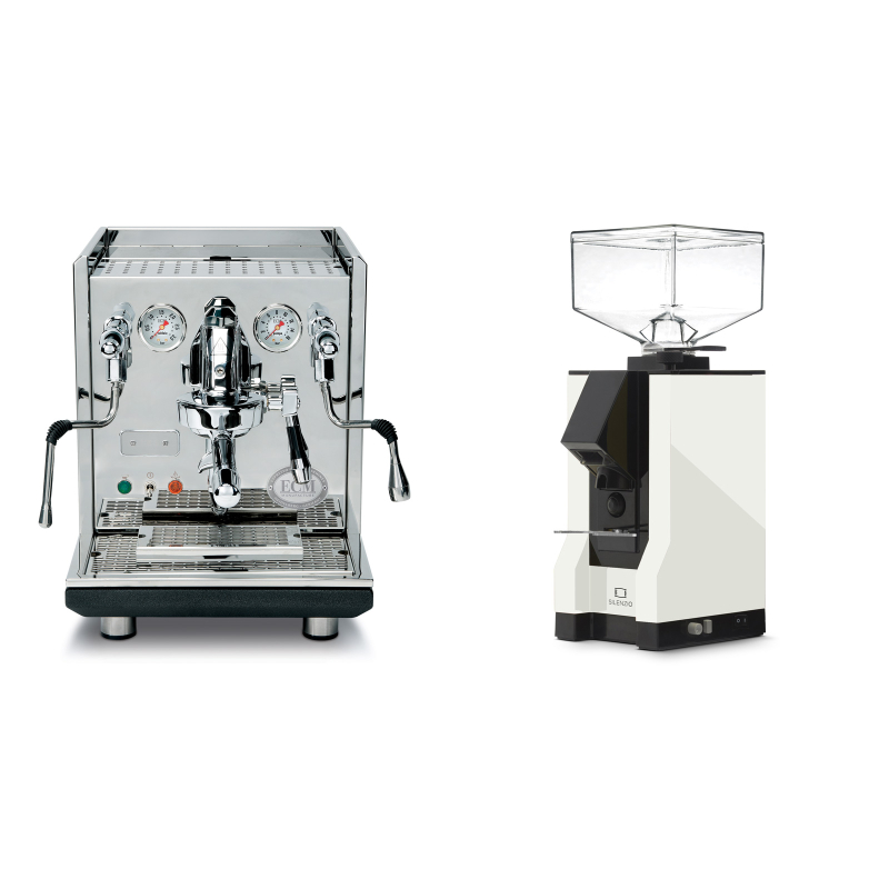 ECM Synchronika + Eureka Mignon Silenzio, BL white ECM Synchronika + Eureka Mignon Silenzio, BL white