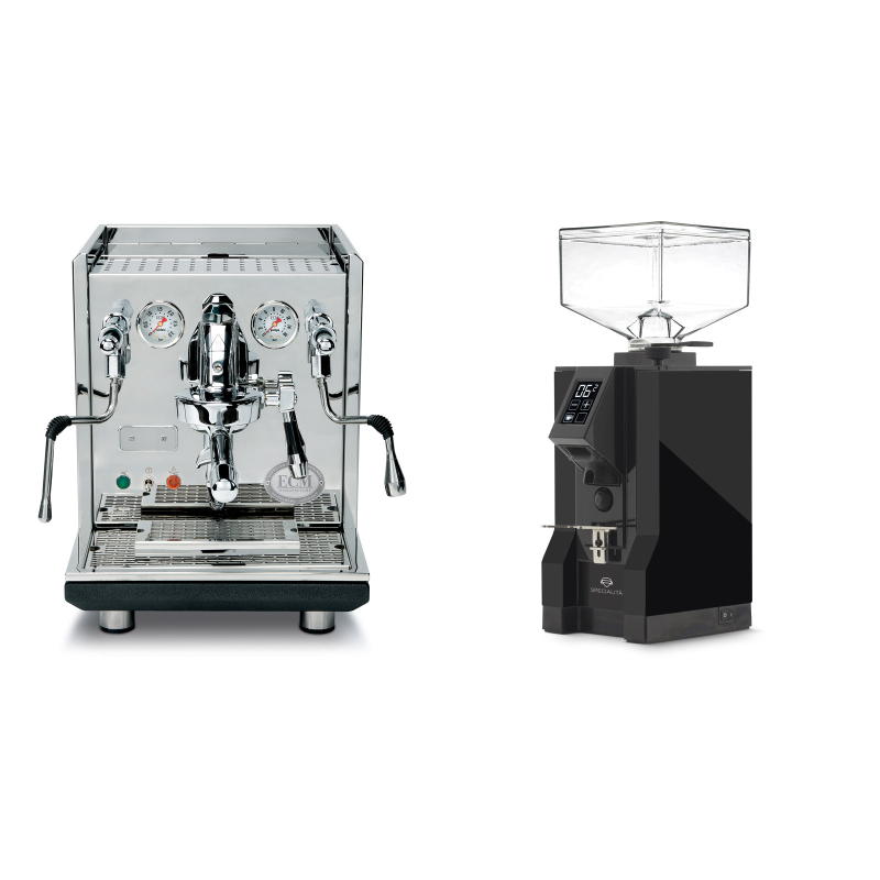 ECM Synchronika + Eureka Mignon Specialita, BL black ECM Synchronika + Eureka Mignon Specialita, BL black