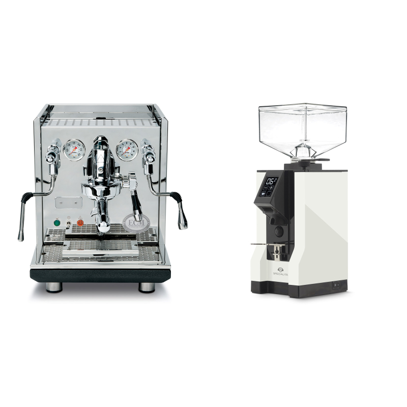ECM Synchronika + Eureka Mignon Specialita, BL white ECM Synchronika + Eureka Mignon Specialita, BL white