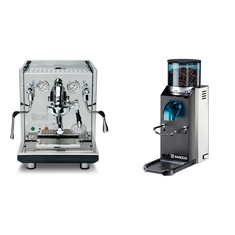 ECM Synchronika + Rancilio Rocky Doserless ECM Synchronika + Rancilio Rocky Doserless