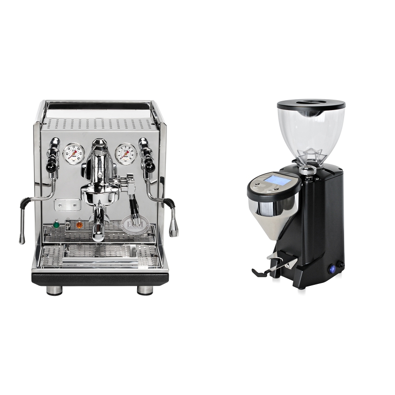 ECM Synchronika + Rocket Espresso FAUSTO, černý ECM Synchronika + Rocket Espresso FAUSTO, černý