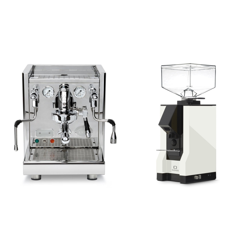 ECM Technika V Profi PID + Eureka Mignon Silenzio, BL white ECM Technika V Profi PID + Eureka Mignon Silenzio, BL white