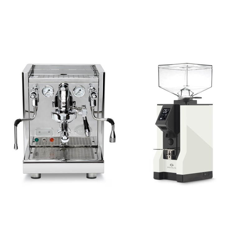 ECM Technika V Profi PID + Eureka Mignon Specialita, BL white ECM Technika V Profi PID + Eureka Mignon Specialita, BL white