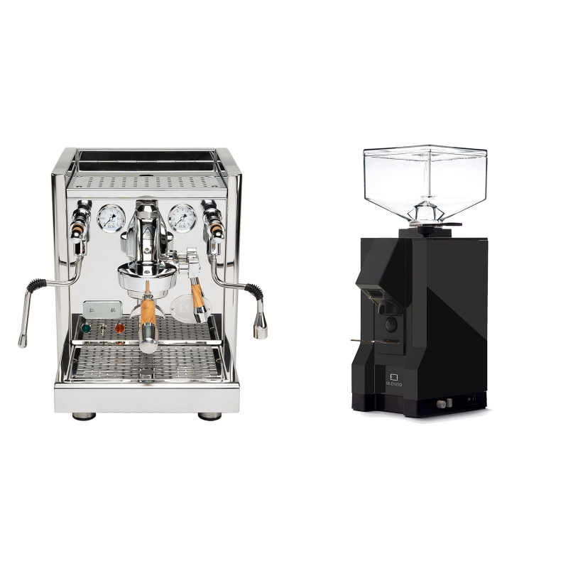 ECM Technika V Profi PID, oliva + Eureka Mignon Silenzio, BL black ECM Technika V Profi PID, oliva + Eureka Mignon Silenzio, BL black
