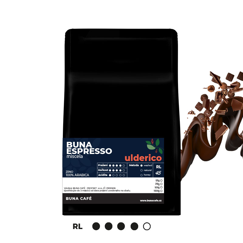 Buna Espresso ulderico 100%, 250g Buna Espresso ulderico 100%, 250g