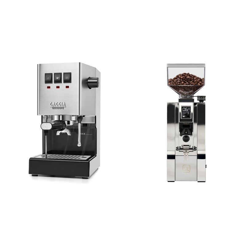 Gaggia New Classic + Eureka Mignon XL, CR chrome Gaggia New Classic + Eureka Mignon XL, CR chrome